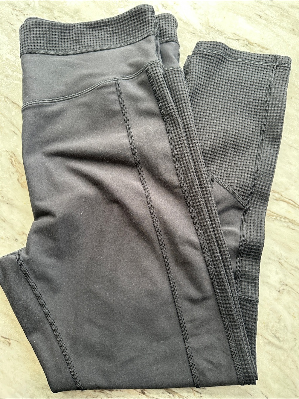 High-Rise Black Athletic Leggings